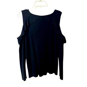 CALVIN KLEIN LADYS OFF THE SHOULDER PULL OVER SWEATER SIZE LARGE☑️